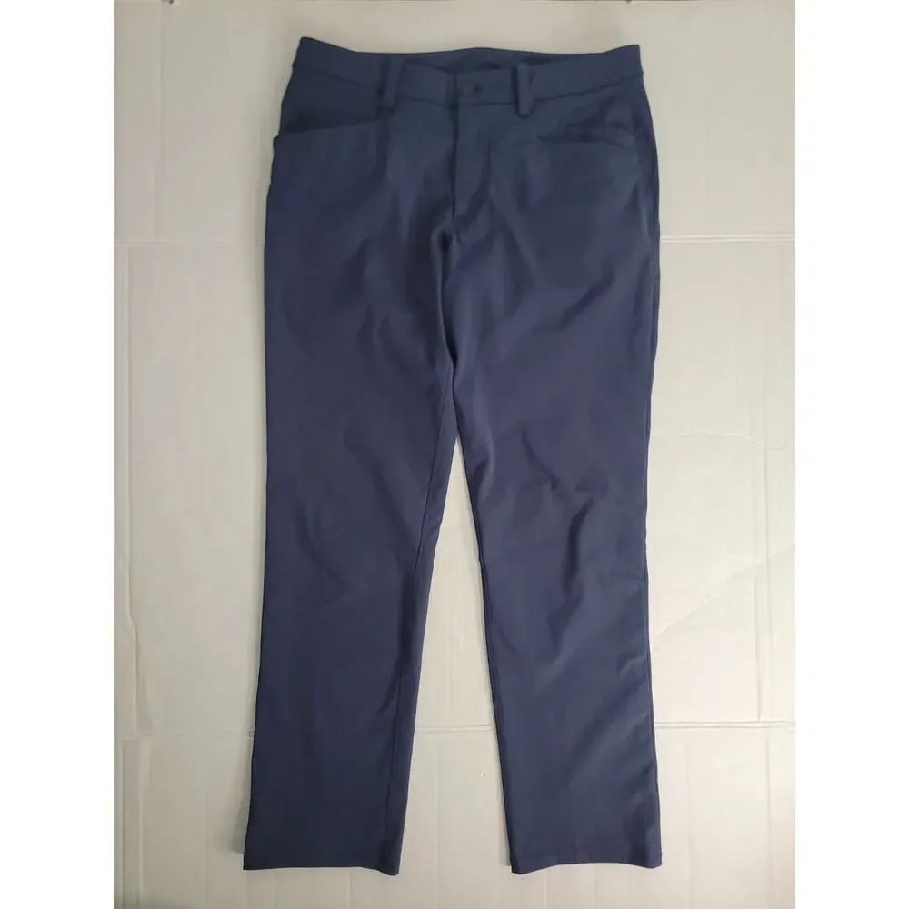 Lululemon Chino Pants Mens SZ 34x30 Classic Fit 5 Pockets Chinos True Navy